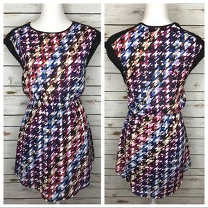 👒Necessary Objects Watercolor Houndstooth Mini XS